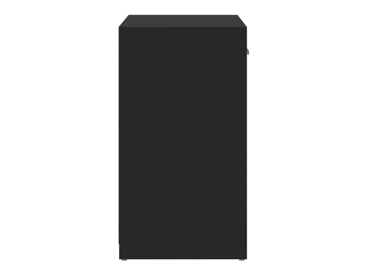 Banco zapatero negro 94,5x31x57 cm Aglomerado
