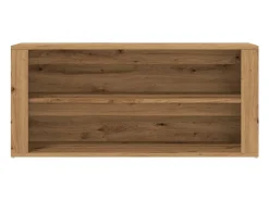 Banco zapatero roble craft 100x35x45cm madera de ingeniería