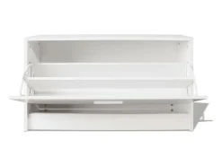 Banco zapatero 80x24x45 cm Blanco