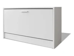 Banco zapatero 80x24x45 cm Blanco