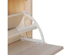Banco zapatero 80x24x45 cm Roble