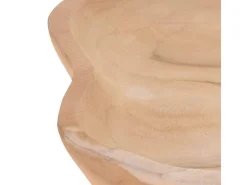 Bandeja de madera teca natural