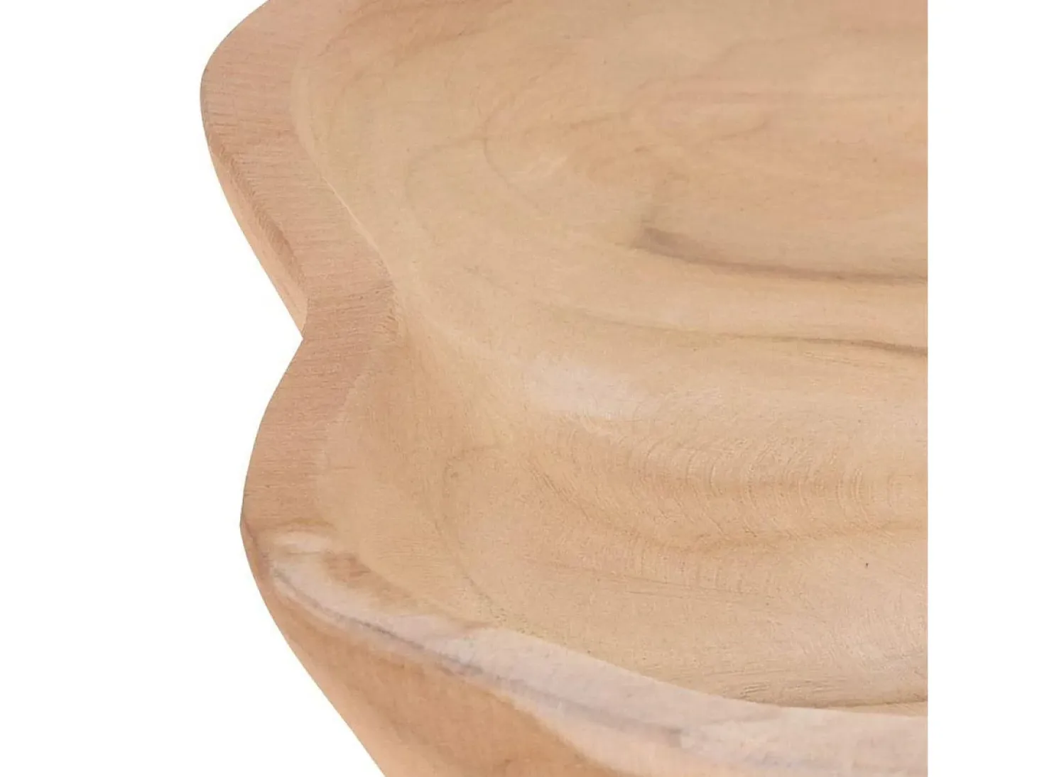 Bandeja de madera teca natural