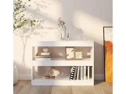 Basma Estantería/divisor de espacios blanco 100x30x72 cm