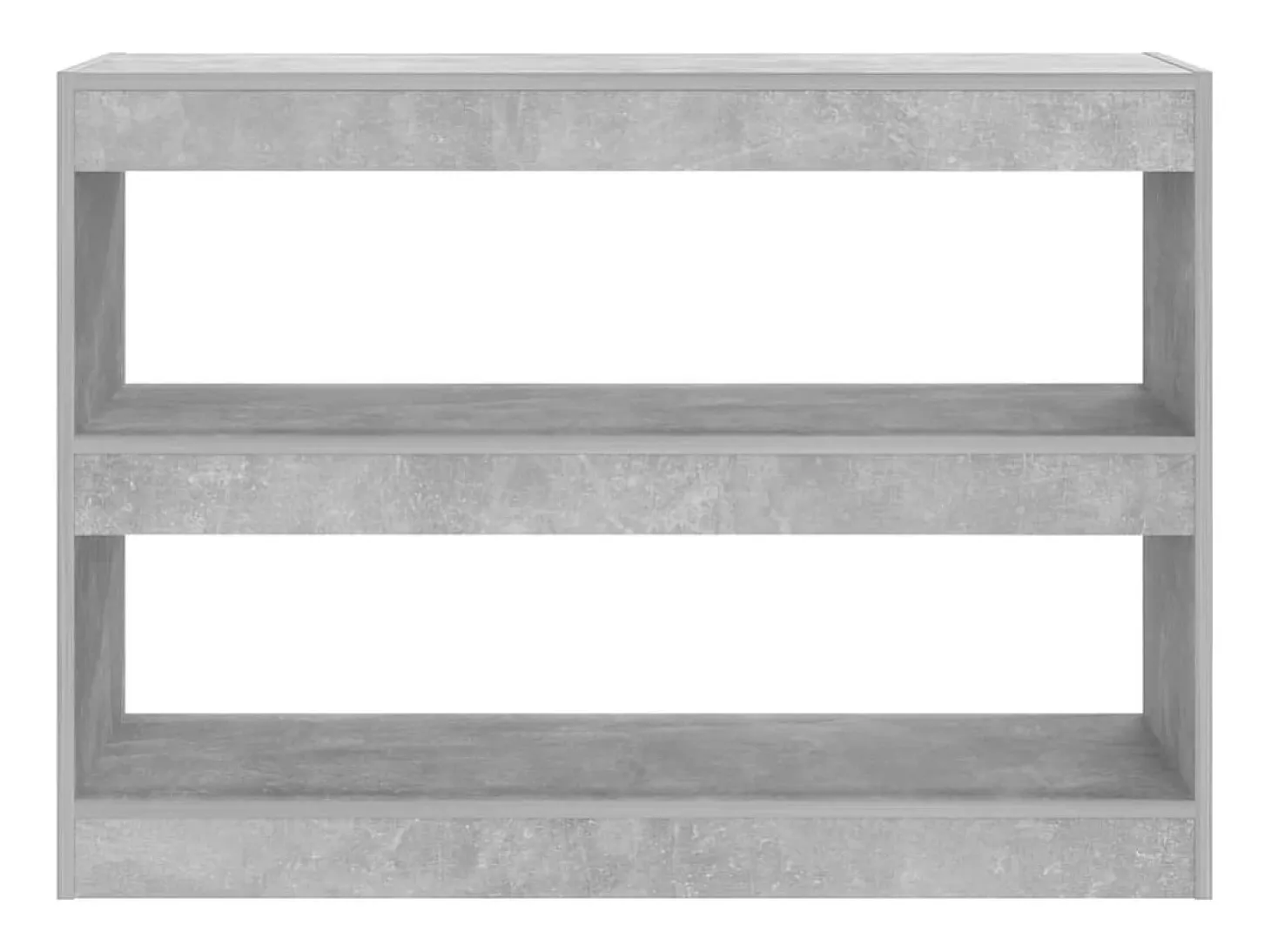 Basma Estantería/divisor de espacios gris hormigón 100x30x72 cm