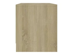 Bay Village Mueble para TV madera contrachapada roble Sonoma 90x35x40 cm