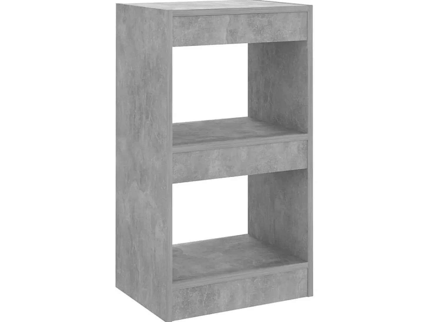 Biblioteca Estantería - divisor de espacios gris hormigón 40x30x72 cm ES81947