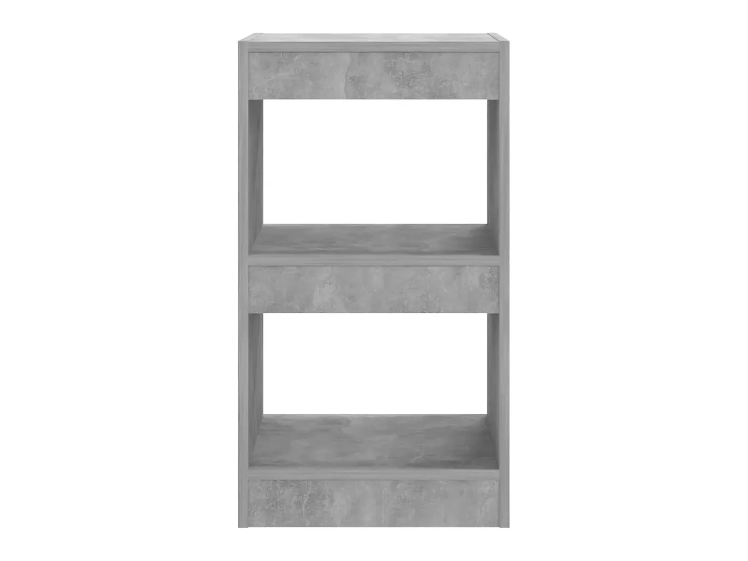 Biblioteca Estantería - divisor de espacios gris hormigón 40x30x72 cm ES81947