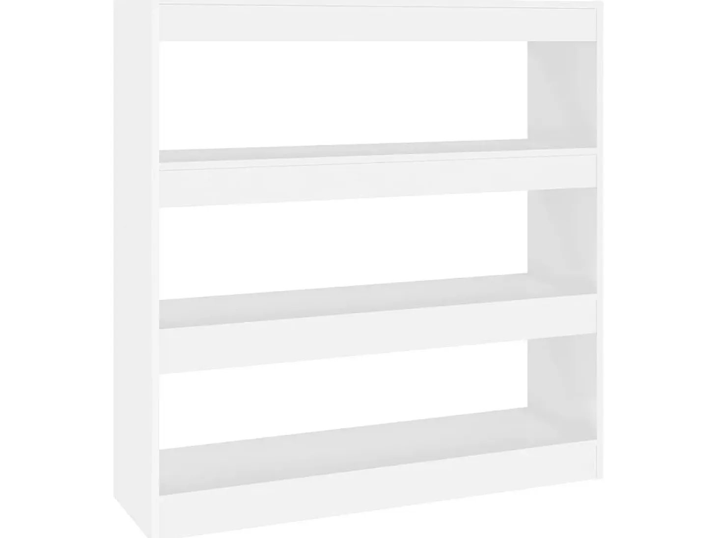 Biblioteca Estantería de libros/divisor de espacios blanco 100x30x103 cm ES50526