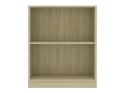 Biblioteca Estantería madera de ingeniería roble Sonoma 60x24x76 cm ES50397