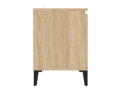 Billie Mueble de TV con patas metal color roble Sonoma 103,5x35x50 cm