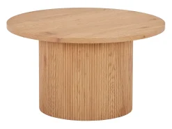 BOAVISTA ronde salontafel Ø80 cm-Color ribete verde crudo