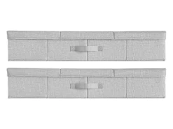 Bolsas de Almacenamiento SucceBuy para debajo de la Cama 2 Piezas de 48 L, Organizador de Zapatos para debajo de la Cama de 80,5x40,5x15,5 cm