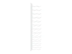 Botellero de pared para 24 botellas hierro blanco ES960560