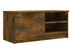 Bryvra Muebles para TV 2 uds contrachapado roble ahumado 80x35x36,5 cm