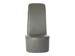 Butaca con forma de zapato de tacón cuero sintético gris