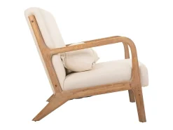Butaca De Madera Tapizada