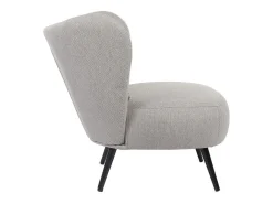 Butaca Elle respaldo circular gris 76x73,5x78 cm Adec