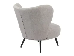 Butaca Elle respaldo circular gris 76x73,5x78 cm Adec