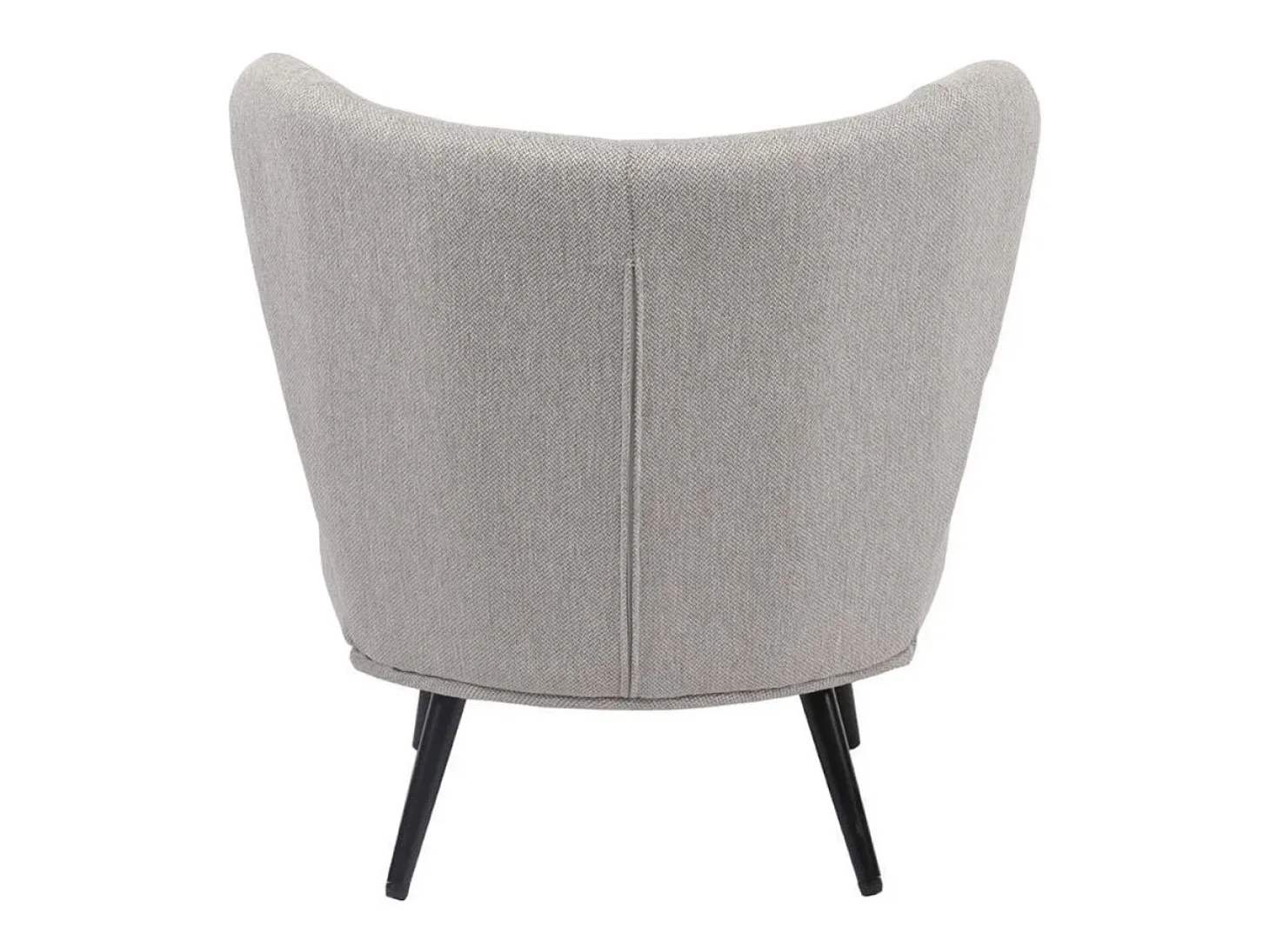 Butaca Elle respaldo circular gris 76x73,5x78 cm Adec