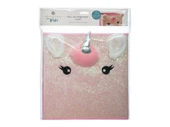 Caja de almacenamiento cartón rosa 31x29x29cm