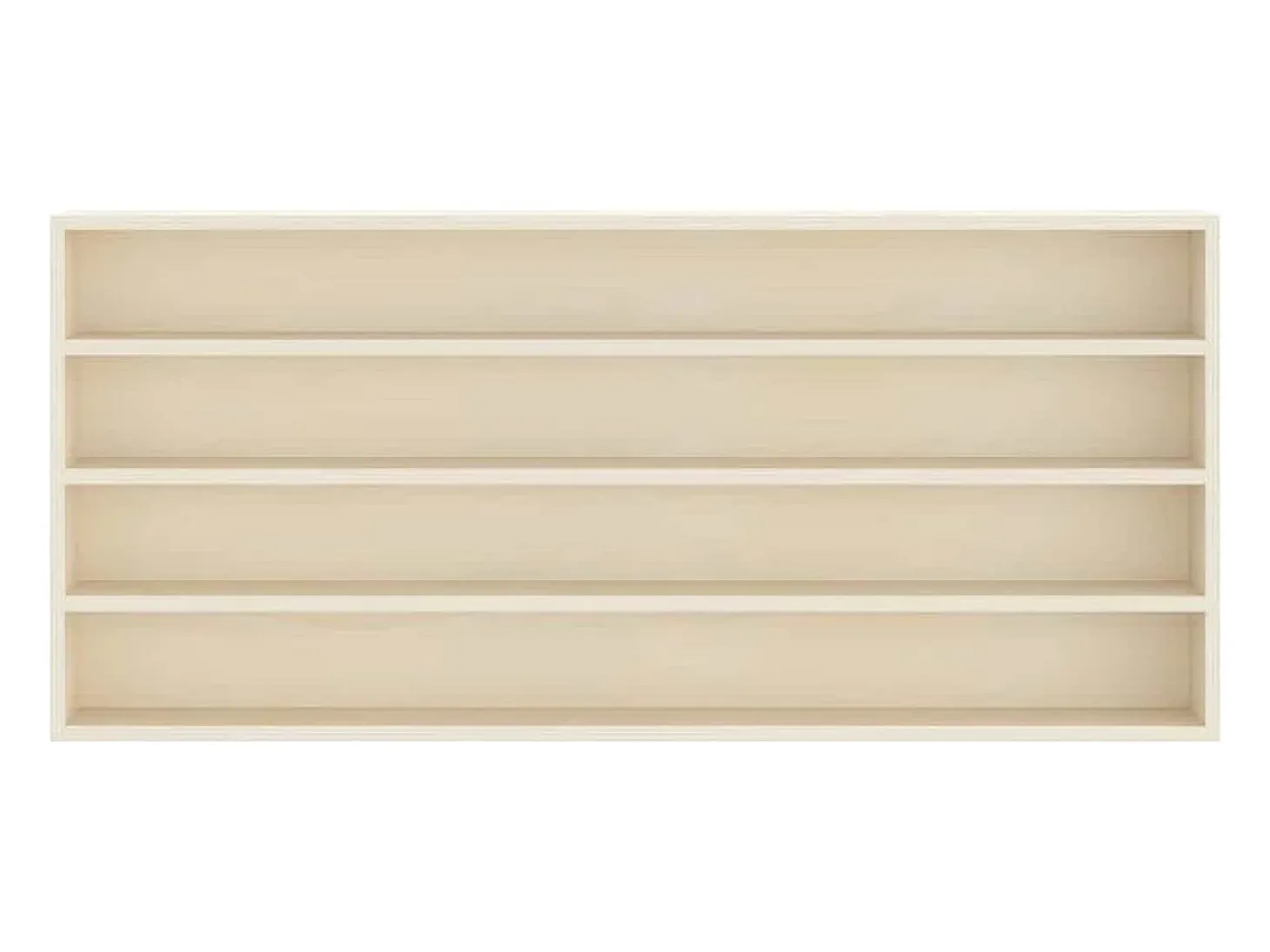 Caja de madera marrón 80 x 8,5 x 36 cm Contrachapado