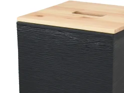Caja de pellets de piedra para 20 kg de pellets Jura Montania - 29,5 x 29,5 x 50,6 cm - EDA