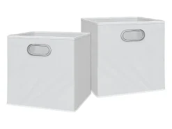 Caja plegable blanco 30x30x30