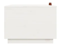 Cajas de almacenaje con tapa 3 pzas madera maciza pino blanca
