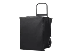 Carretilla para Leña SucceBuy, Capacidad de 113,4 kg, Transportador de Madera con Ruedas de PU, Plataforma Rodante