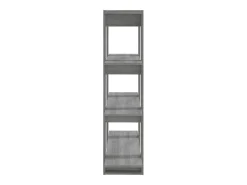 Celin Estantería/divisor de espacios gris Sonoma 100x30x123,5 cm