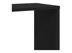 Centro de entretenimiento Negro 100 x 24 x 155 cm