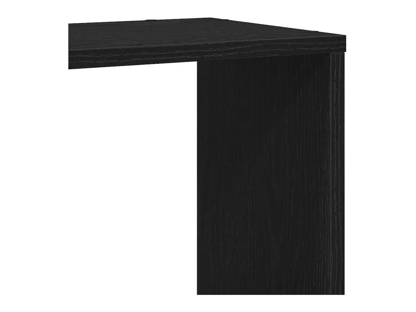 Centro de entretenimiento Negro 100 x 24 x 155 cm