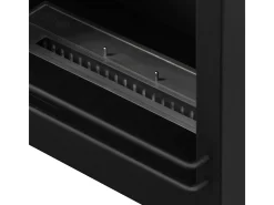Chimenea de bioetanol de pie WASHINGTON, color negro (L111 x P43 x H99)