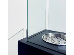 Chimenea de jardín de bioetanol para exterior Capri 110 Black