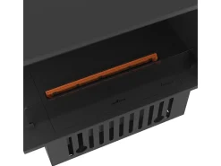 Chimenea vapor de agua empotrada Corner L800 - Llama multicolor 3D, control app, depósito 1,2 l, recarga automática - 80 cm