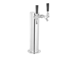 Columna de Cerveza SucceBuy, de Doble Grifo, Inoxidable y Cierre Automático, para Fiestas y Bares