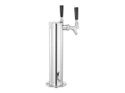 Columna de Cerveza SucceBuy, de Doble Grifo, Inoxidable y Cierre Automático, para Fiestas y Bares