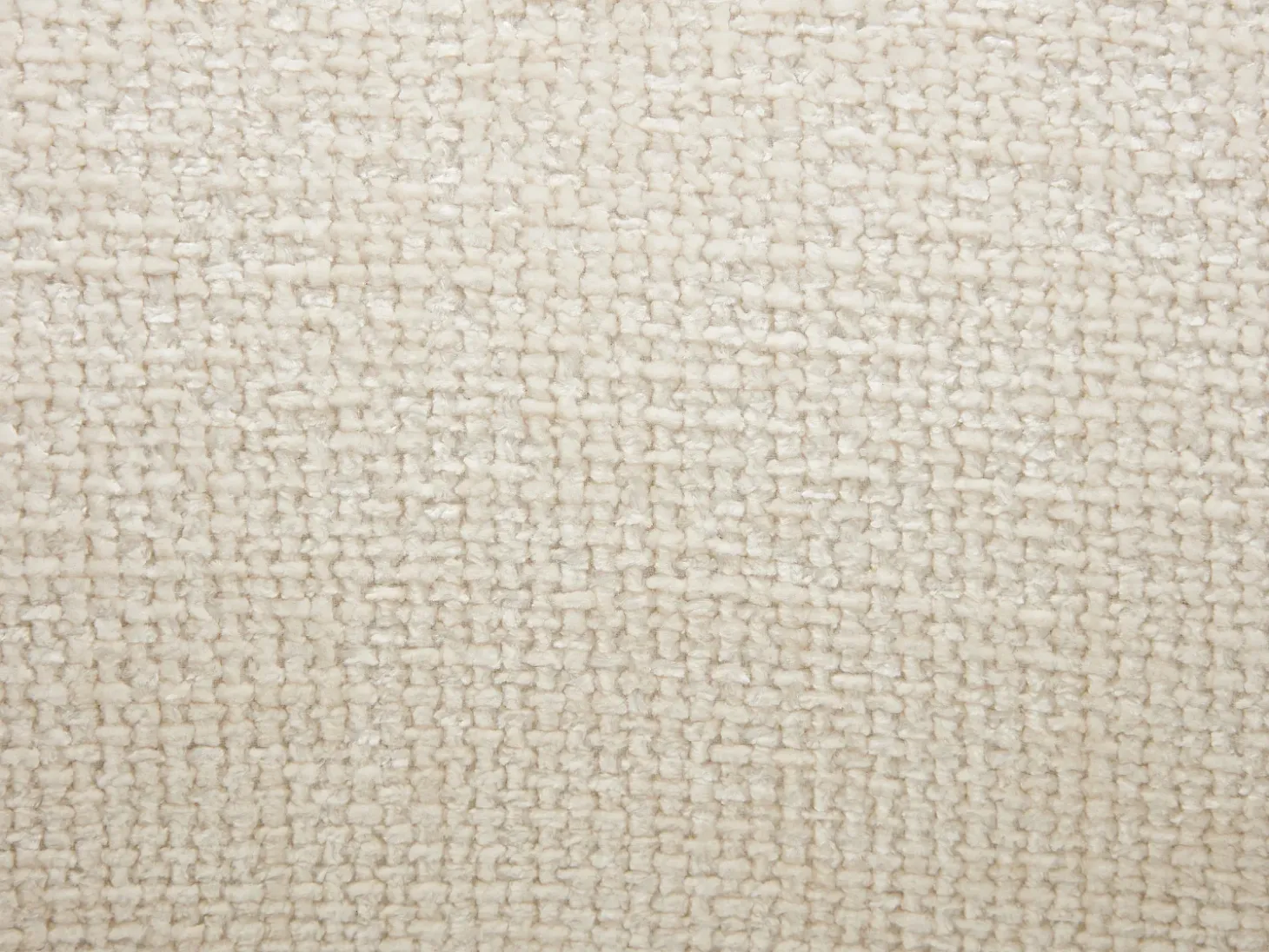 Conjunto de 2 taburetes de bar en tela texturizada y madera de hevea - Crema - YELAZ