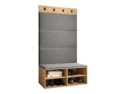Conjunto de guardarropa Miro 2 184/84/42 (Roble/Manila 16)