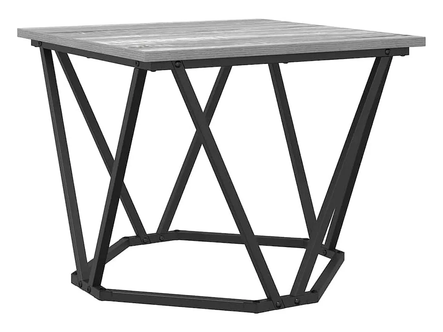 Conjunto de mesas auxiliares 2 piezas Gris sonoma 50 x 50 x 40 cm