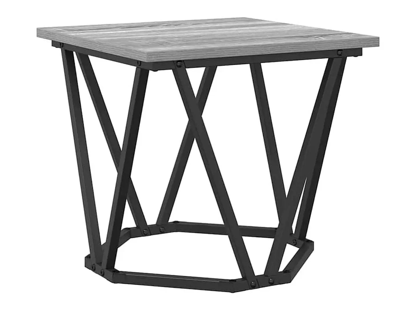 Conjunto de mesas auxiliares 2 piezas Gris sonoma 50 x 50 x 40 cm