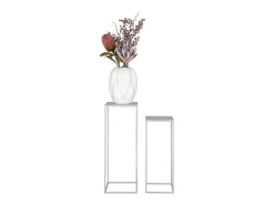 Conjunto de Mesitas Auxiliares Beja, Beige, 19x19x50 cm, Kendra Home