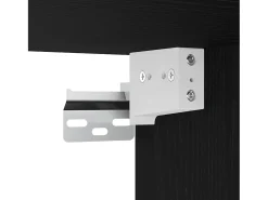 Conjunto de mueble de TV de 9 piezas Roble negro 100 x 30 x 30,5 cm