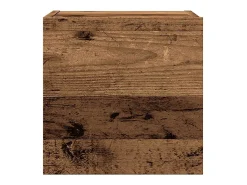 Conjunto de mueble de TV de pared de 5 piezas, madera vieja