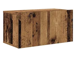 Conjunto de mueble de TV de 6 piezas Madera antigua Mediano 120 x 30 x 30 cm