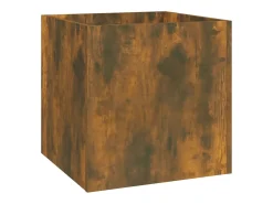 Conjunto de muebles de recibidor de madera de ingeniería de roble ahumado