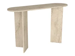 Consola - Efecto travertino beige - TOPANIA