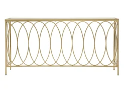 Consola de arco similmármol cm 160x40x79