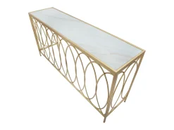 Consola de arco similmármol cm 160x40x79